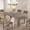 Butternut, variant on Farmhouse Dining Table for 4-6 People, Long Kitchen Table with Wooden Sturdy Frame,  Large Rectangular Dinner Table for Dining Room, Kitchen