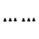 thumbnail image 1 of Advancent Style Guitar Amp Knobs Skirted Guitar Volume Potentiometer Accessories Anti-skidding Knobs Caps for 6mm Shaft Pots Amplifers Negro/Plata 2piezas Advancent CBP470894, 1 of 6