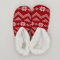 thumbnail image 3 of EnJoCho Clearance Christmas Heart & Bow Print Thick Boat Socks Multifunctional Slipper Socks Holiday Adult Xmas Winter Themed Charming Socks Heated Socks Bulk Red Green Cute&Fun, 3 of 3