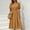 Yellow, variant on Dolkfu V-Neck dresses for women Waist Cinched Black Short Sleeve Long Fit & Flare Dresses Refined Patchwork Regular Polka Dot Dresses Black,L