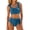 a14-Dark Blue, variant on KPOPLK 2Pcs Women's Polka Dots Triangle Thong Bikini Sets Floral Cute Bathing Suit Swimsuit(M,Dark Blue)