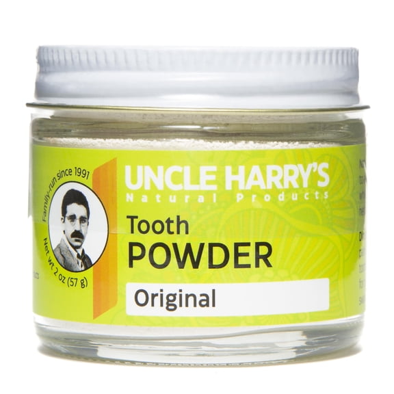 Uncle Harry's All Natural Toothpaste, USA Made Breath Freshening Alkalizing Toothpaste, 3 Oz Jar, Peppermint