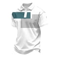 thumbnail image 6 of Tbopshirt Short Sleeved Shirts for Men Plus Size with Collar Business Collar Casual Sports Printed Button Top Shirt,S-5XL, 6 of 6