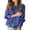 Blue, variant on Clearance under 10.00 LYXSSBYX Long Sleeve Shirts for Women Plus Size Clearance Women's Fashion Color Pullover Round Neck Warm Long Sleeve Sweater
