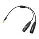 thumbnail image 2 of Cable de luz de etapa de 3.5 mm TRS al cable Hembra Macho 5 pin a Audio de Jack Stereo 3.5 mm TRS masculino a hembra masculina, 2 of 10