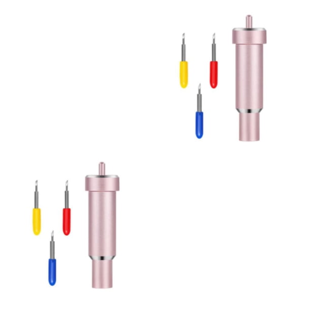 Speravity Cuchillas Carcasa resistente Cuchillas de 30/45/60 grados Soporte de corte Reemplazo de aglomerado de espuma artesanal para 3 Rosa 2piezas