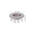 thumbnail image 2 of FOMIYES 4Ud Tapón De Rebosadero Metálico Plateado Para Lavabo Con Elegante Y Ajuste Universal Para, 2 of 6