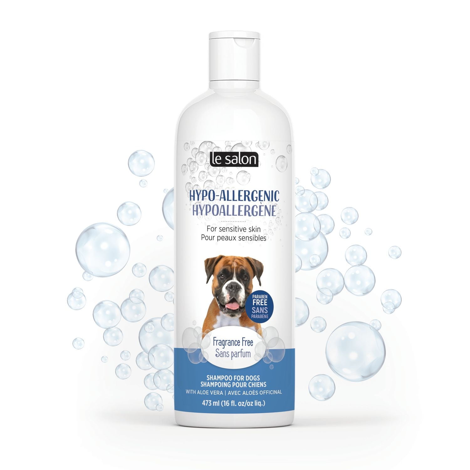 Shampoing hypoallergène Le Salon pour chiens, sans parfum, 473 ml (16 oz)