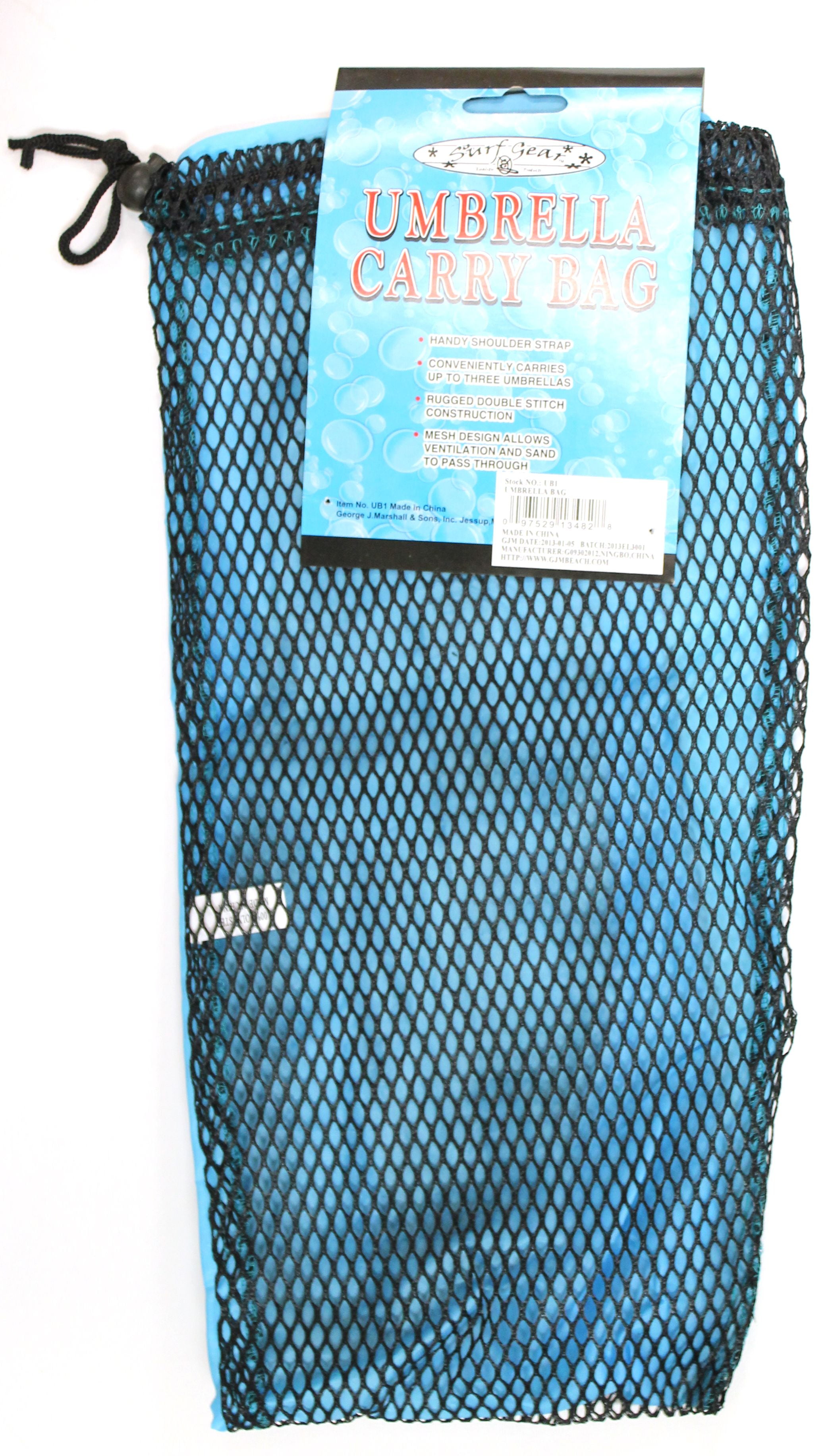 Economy Mesh Beach Umbrella/ Toys sturdy carry bag with strap