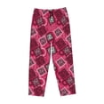 thumbnail image 4 of Xecao Geometry Women's Straight Lounge Pajama Pants: The Epitome of Relaxed Sleepwear, 4 of 9