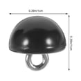 thumbnail image 5 of 100 Pieces Half Round Plastic Decorative Buttons for Crafts, Sewing, Clothing, Scrapbooking, Projects, and Accessories, 5 of 6