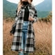 thumbnail image 4 of Camisa a cuadros de franela para mujer,Chaqueta larga de tartán con botones a cuadros de franela larga para mujer Camisas a cuadros de franela larga Eficiencia maximizada, 4 of 8