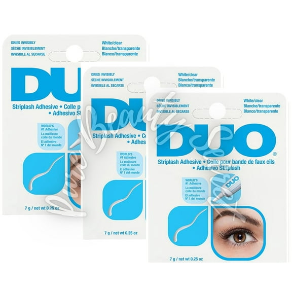 Ardell Adhesive - Duo Striplash White/Clear (Blue) x 3