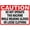 Warning Sign 1, variant on Caution Do Not Operate Machine Without Guards Decal Multi 8"x12", Aluminum Tin Warning Signs for Home Outdoor Garden, High-Visibility Safety Sign