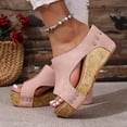 thumbnail image 2 of DXOUPM Ladies Sandal for Beach Thick Soled Fashionable Platform Sandals Versatile Daily Wear, 2 of 3