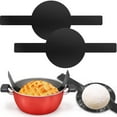 thumbnail image 2 of 2Pcs Baking Mat for Dutch Oven Reusable Dutch Oven Liner with 6.3In Long Handle Non-stick Bread Baking Mat Heat Resistant Bread Making Mat Baking Sheets for Dough Pastry, 2 of 11