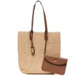 thumbnail image 3 of Women's Eliza Large Straw Tote Bag With Pouch Natural - Luggage, 3 of 3
