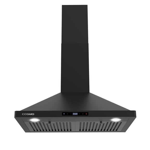 30 in. Vista Collection Ducted Wall Mount Range Hood, Touch Controls, LED Lights, Matte Black