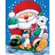 thumbnail image 1 of Cuadros Decorativos (DB2346) 5D DIY Diamante Cuadrado Pintura de Diamante Santa para Navidad Decoración del Hogar (LD393) 30x40cm Ehuebsd embutido en tela, 1 of 1