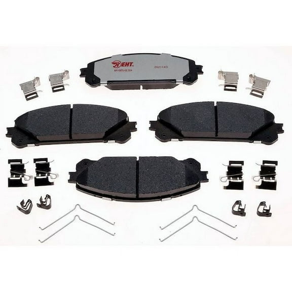 Front Brake Pad Set - Compatible with 2011 - 2023 Toyota Sienna 2012 2013 2014 2015 2016 2017 2018 2019 2020 2021 2022