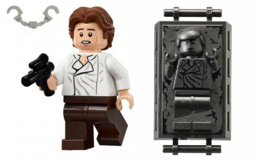 ! v2 Details about   Lego Star Wars Lot 2 Minifigures Han Solo Brown Legs in Carbonite 8097 