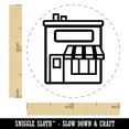 thumbnail image 2 of Storefront Market Business Self-Inking Rubber Stamp Ink Stamper - Yellow Ink - Medium 1 Inch, 2 of 7