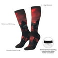 thumbnail image 6 of Salouo Lone Rider Under Red Sky Print Women's Men's Ankle Socks 1-pack Casual Athletic Socks for Unisex Adult Moisture-Wicking Socks for Daily Wear/Running/Sport, 6 of 8