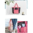 thumbnail image 3 of Large Beach Tote Bag with Multiple Pockets, Foldable Sandproof Pool Bag for Women, Lightweight Travel Essentials, 3 of 7