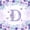 Purple White D, variant on jejeloiu Purple Butterfly Monogram A 7-Piece Twin Bedding Sets For Girls,Watercolor Floral Blossom Bedding Comforter Set,Pink Reversible