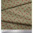 thumbnail image 3 of Soimoi Modal Satin Fabric Guitar Musical Instrument Print Sewing Fabric Yard 42 Inch Wide, 3 of 3