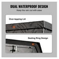 thumbnail image 4 of Trailer Tongue Box, Aluminum Alloy Tool Box - 29"x16.2"x18" - Heavy Duty Storage for Trailers, RVs, Trucks - Lockable Utility Trailer Organizer, 4 of 7