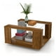 thumbnail image 1 of Mesa De Centro Maderkit Con Vidrio Color Caramelo marron, 1 of 6