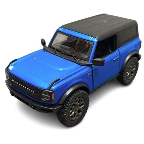 RI Novelty - Pull Back Die-Cast Metal Vehicle - 2022 FORD BRONCO [Blue](5 inch)