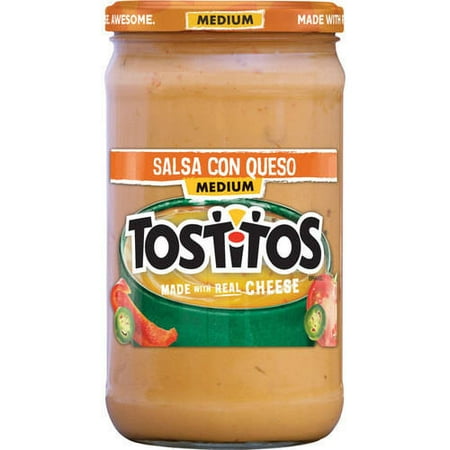 Tostitos Brand Dips & Salsas Medium Salsa Con Queso, 23 oz