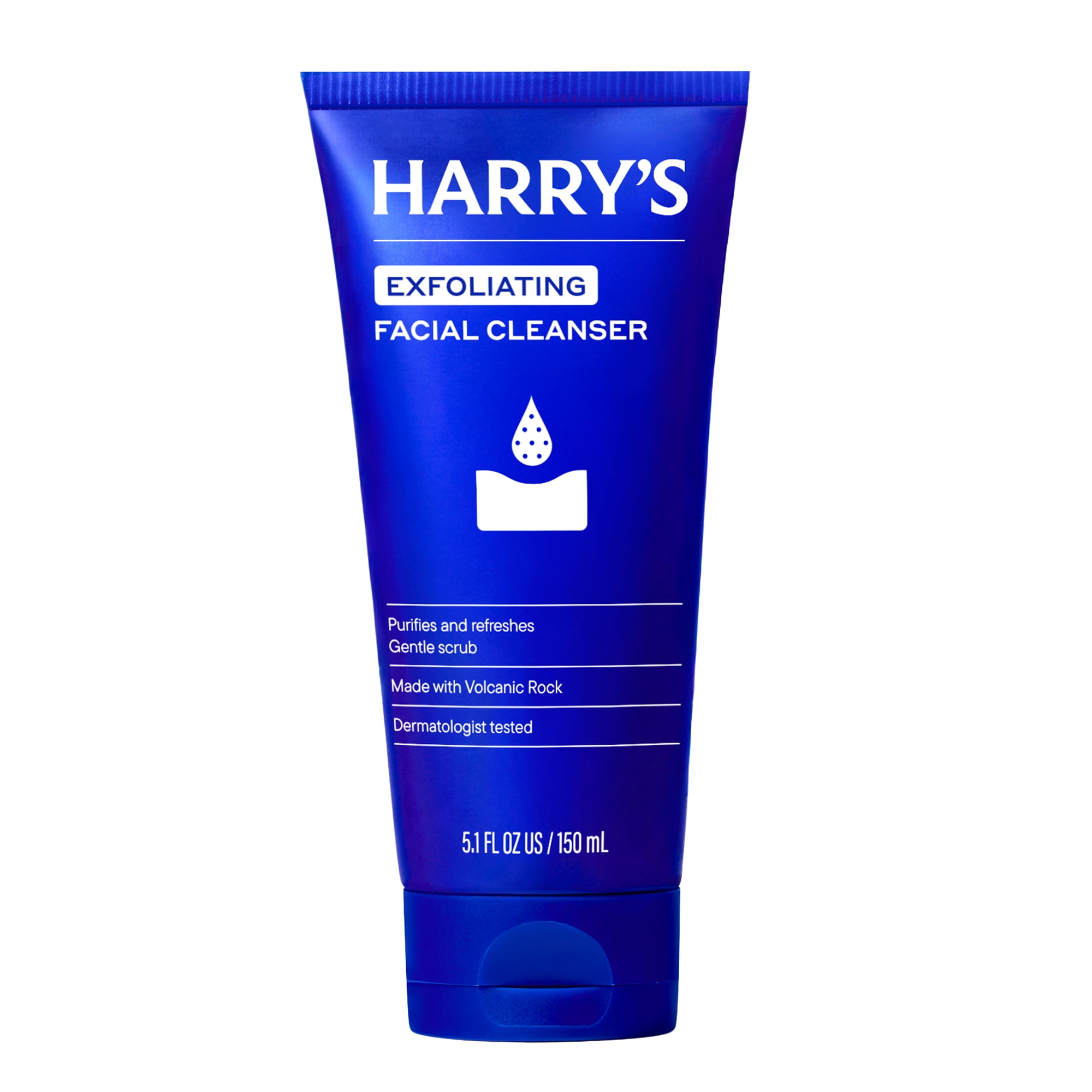 Harry's Men's Exfoliating Face Wash with Peppermint and Eucalyptus, 5.1 fl oz