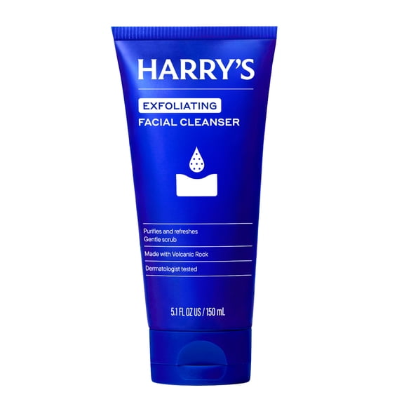Harry's Men's Exfoliating Face Wash with Peppermint and Eucalyptus, 5.1 fl oz