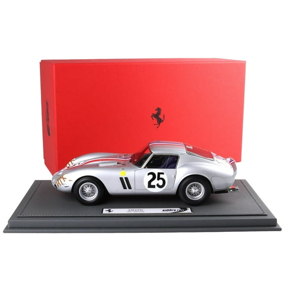 Ferrari 250 GTO #25 Elde - Pierre Dumay "24 Hours of Le Mans" (1963) with DISPLAY CASE Ltd Ed to 90 pcs 1/18 Model Car by BBR