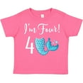 thumbnail image 3 of Inktastic 4th Birthday Mermaid Party Girls Toddler T-Shirt, 3 of 5