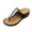Black, variant on Hurxie Flat Sandals for Women Dressy: Summer Comfortable Dress Thong Flats Sandal Beige 6