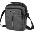 thumbnail image 1 of Axelväskor för män, crossbody-väskor små budväskor för män, affärsväskor för herrar, casual väska, rese-telefonväskor för arbete, vandring (Grå), 1 of 5