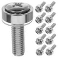 thumbnail image 5 of HEMOTON Stainless Steel Screws for Server Rack Mount and Cabinet Fastening Silver M5x20, 5 of 8