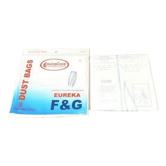 Eureka Upright Paper Bags F&G 3PK,2PLY,Envirocare ,Repl Part-216SW