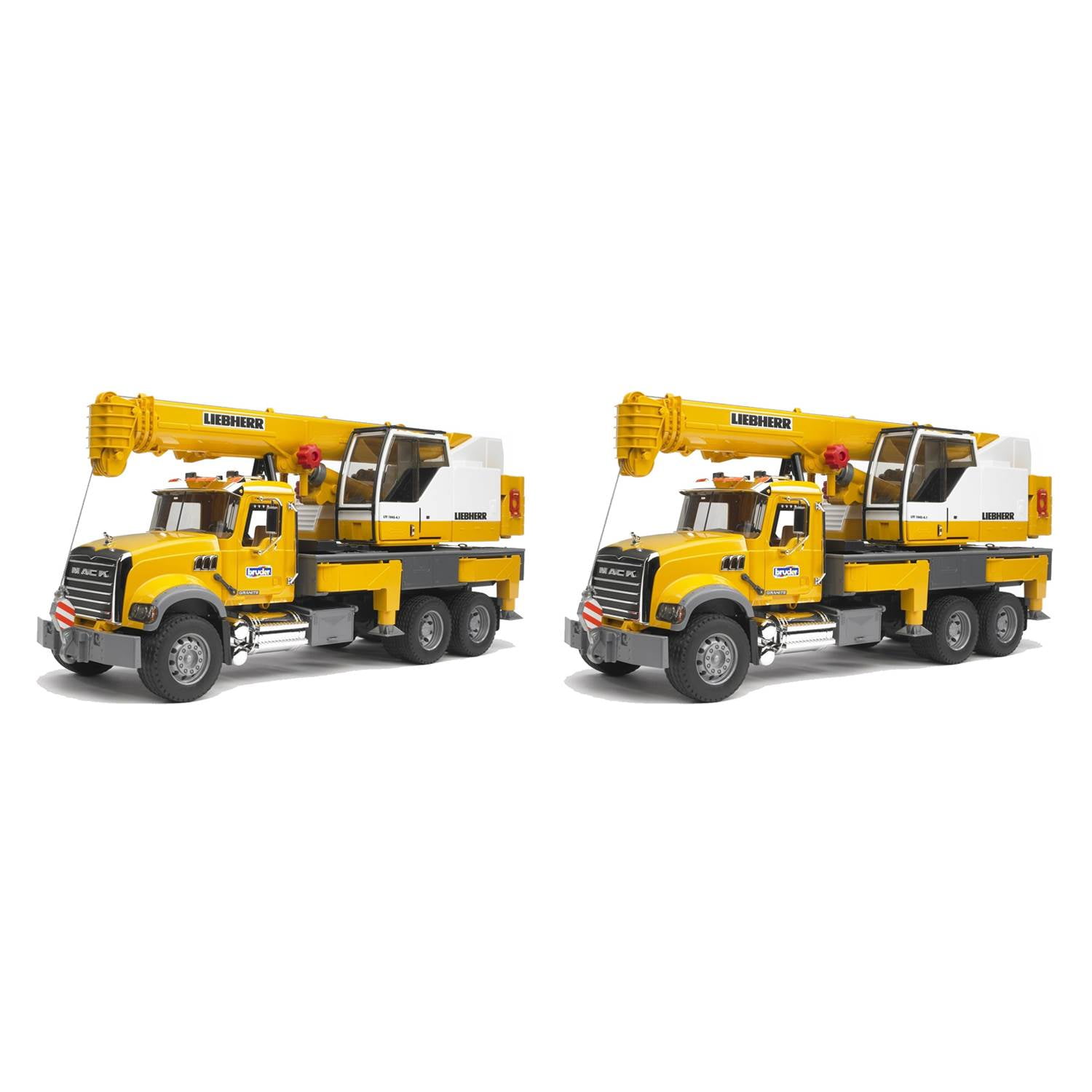 mack granite liebherr crane truck