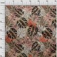 thumbnail image 3 of oneOone Viscose Chiffon Dusty Gray Fabric Tropical Leaf Diy Clothing Quilting Fabric Print Fabric By Yard 42 Inch Wide, 3 of 4
