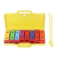 thumbnail image 2 of Colorful Resonator Bell, 8 Note Colorful Resonator Bell Plastic Case Clear Sound Removable Plate Early Education Aluminium Plate  For Kids For Home, 2 of 8