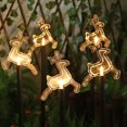 thumbnail image 4 of Luces de camino de Navidad IP65 impermeable luz de pasarela de patio al aire libre blanco cálido, 4 of 9