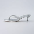 thumbnail image 2 of Cushionaire Women's Miami Kitten Heel Thong Sandals +Memory Foam, 2 of 6