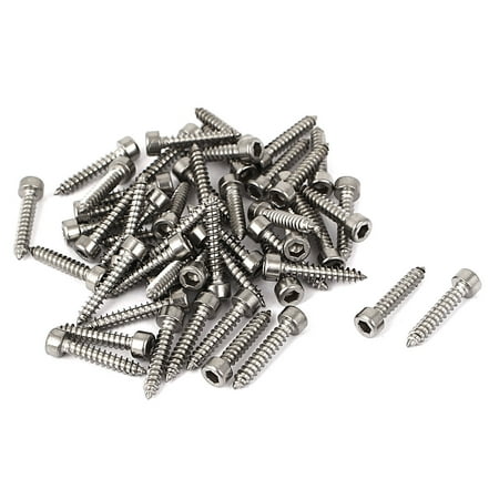 

M3x16mm Stainless Steel Hex Drive Head Cap Self Tapping Drilling Screws 50pcs