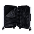 thumbnail image 5 of InUSA TREND 4-Piece Luggage Sets with Spinner Wheels, Handle, Trolley, (20"/24"/28"/32"), White, 5 of 6