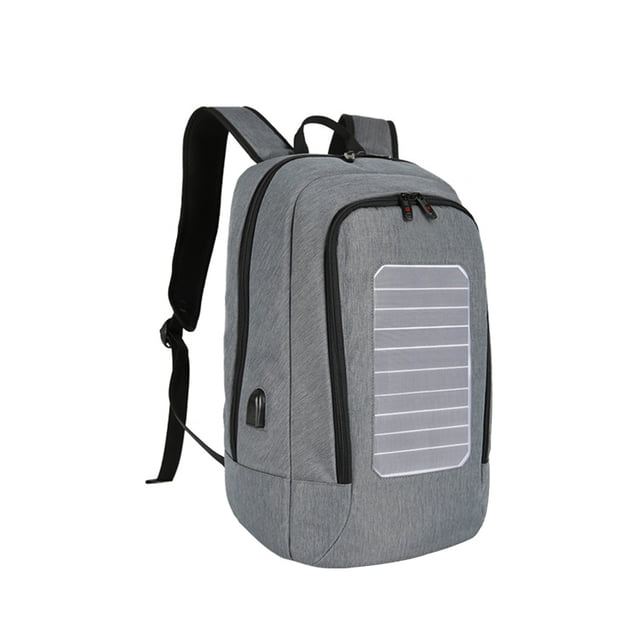 Sonducket con puerto de carga USB 5V solar Escalada escolar al aire libre deportiva de negocios impermeable carpas Gris claro